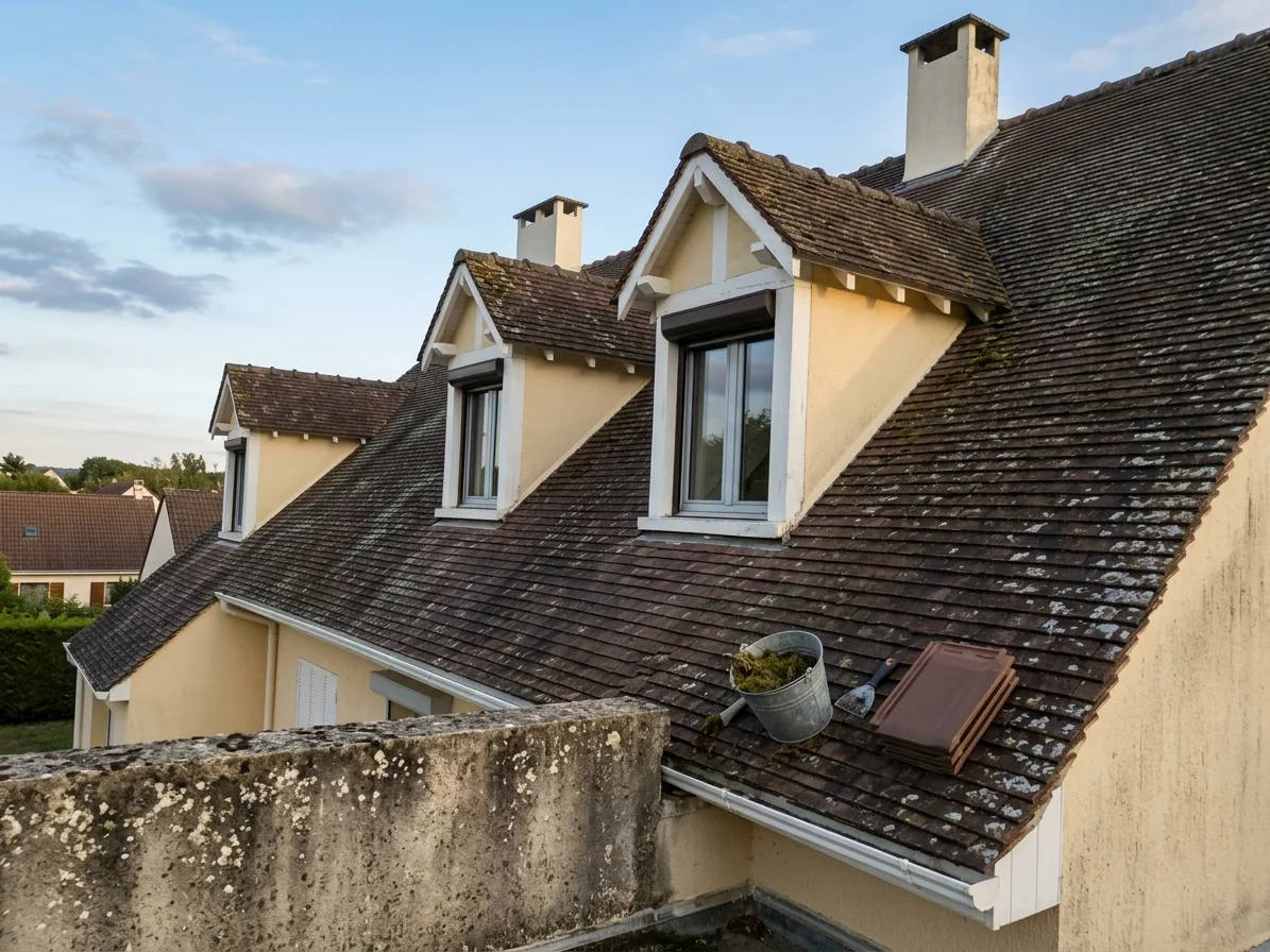 Démoussage de toiture à Champs-sur-Marne