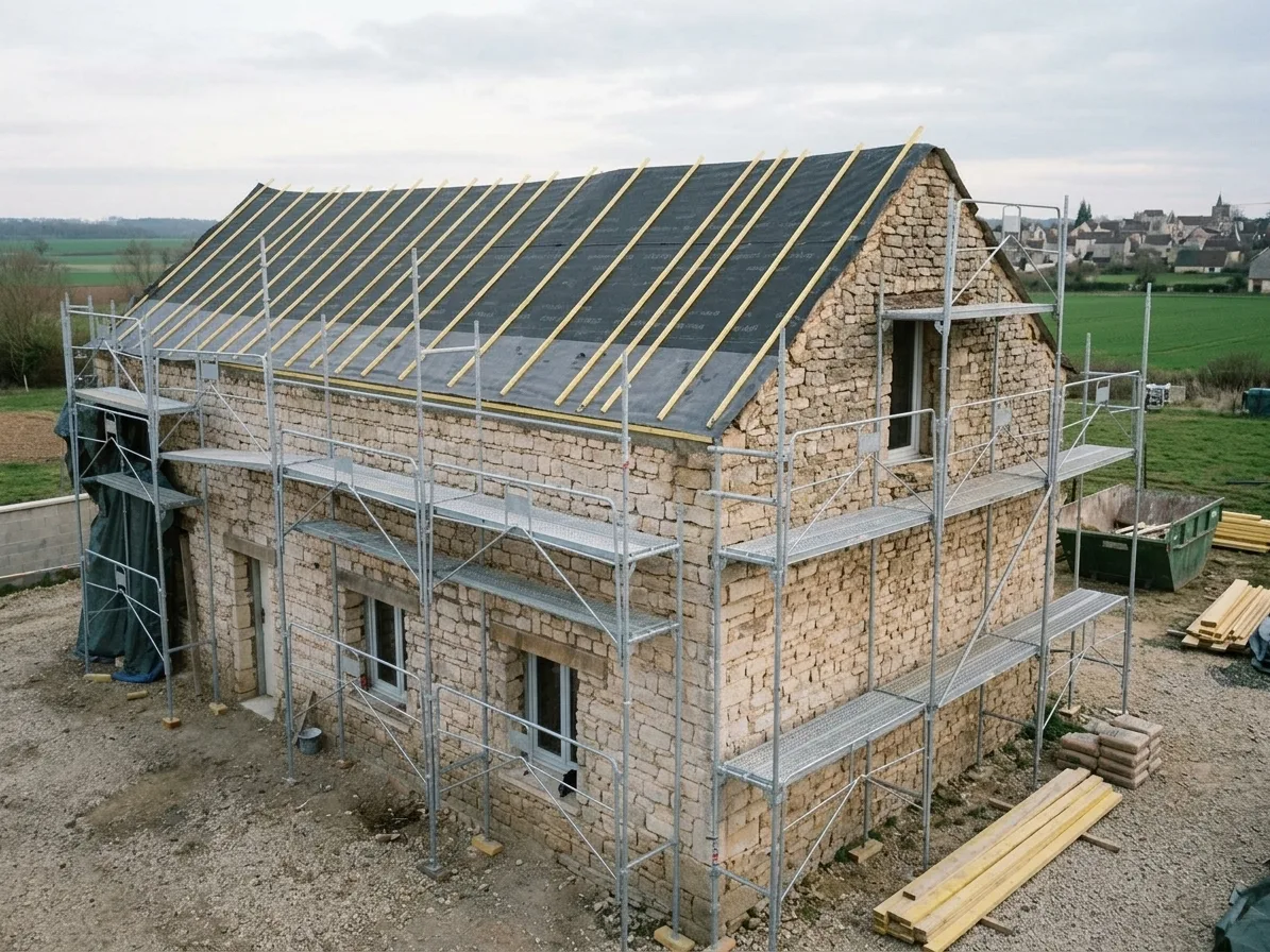 Réfection complète de toiture à Champs-sur-Marne